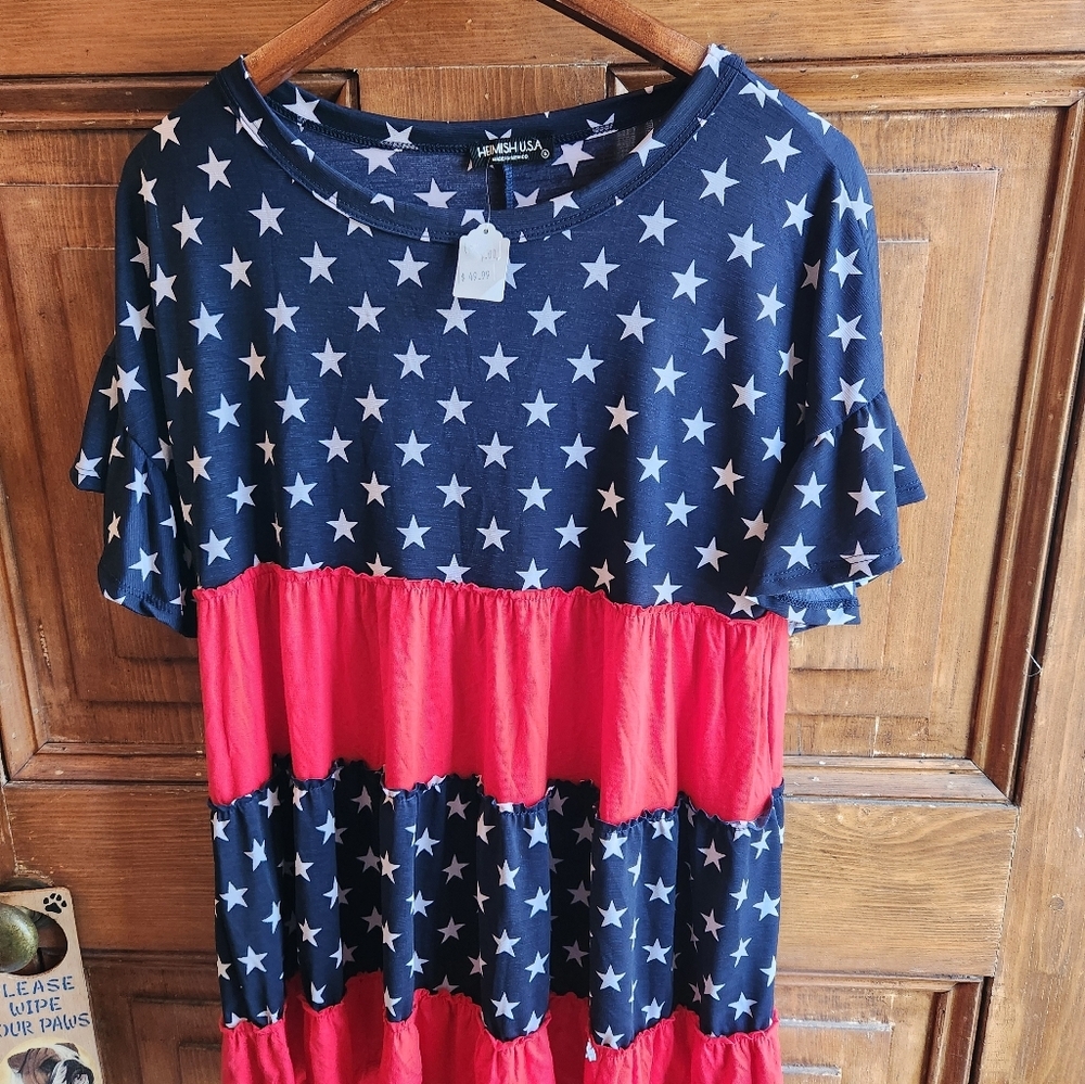 Nwt Womens heimish usa top - Picture 4 of 8